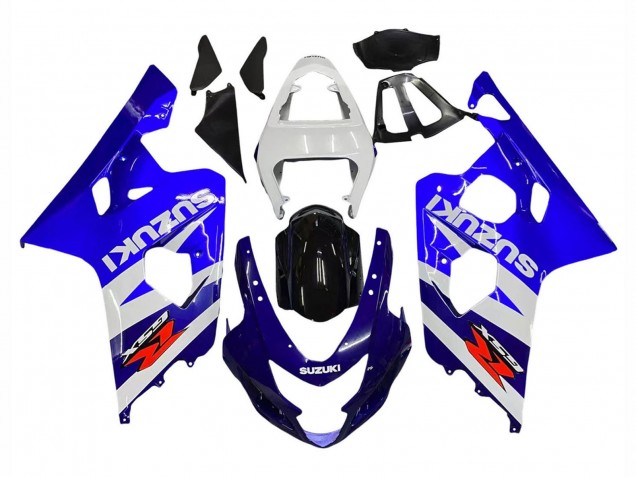 Kits Carenado Moto Suzuki GSXR 600 / GSXR 750 2004-2005 - Blanco Azul Negro Rojo Asequibles