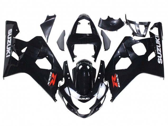 Carenado Moto Suzuki GSXR 600 / GSXR 750 2004-2005 - Negro Brillante Asequibles