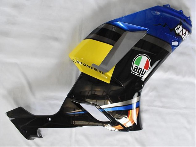 Carenados Moto Kawasaki ZX6R 2007-2008 - Azul Tiburón Asequibles
