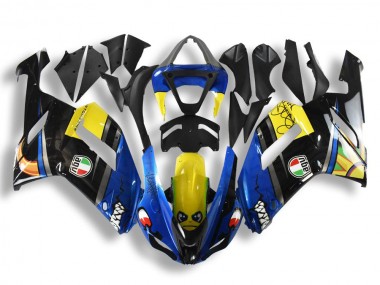 Carenados Moto Kawasaki ZX6R 2007-2008 - Azul Tiburón Asequibles