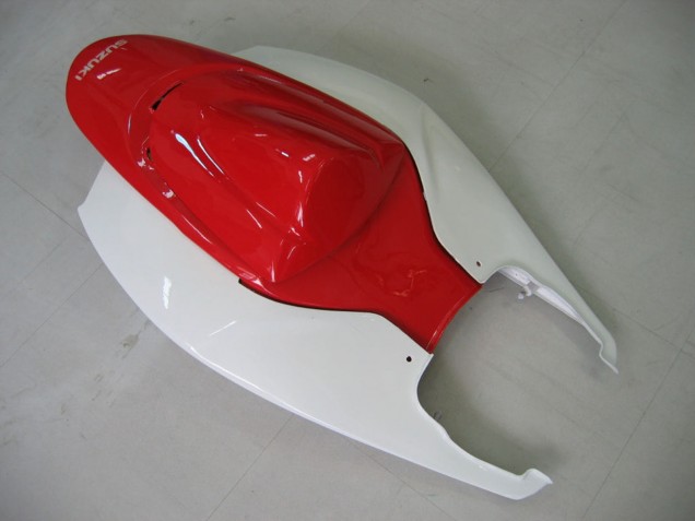 Carenado Moto Suzuki GSXR 600 / GSXR 750 2006-2007 - Blanco Rojo Negro Brillante Asequibles
