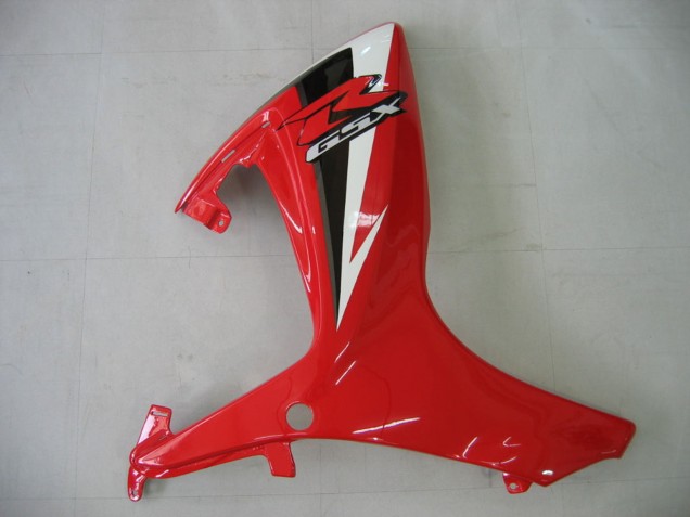 Carenado Moto Suzuki GSXR 600 / GSXR 750 2006-2007 - Blanco Rojo Negro Brillante Asequibles