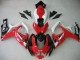 Carenado Moto Suzuki GSXR 600 / GSXR 750 2006-2007 - Blanco Rojo Negro Brillante Asequibles