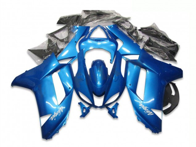 Carenado Moto Kawasaki ZX6R 2007-2008 - Azul Asequibles