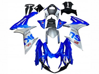 Carenados Moto Suzuki GSXR 600 / GSXR 750 2011-2024 - Azul Plata Ecstar Asequibles