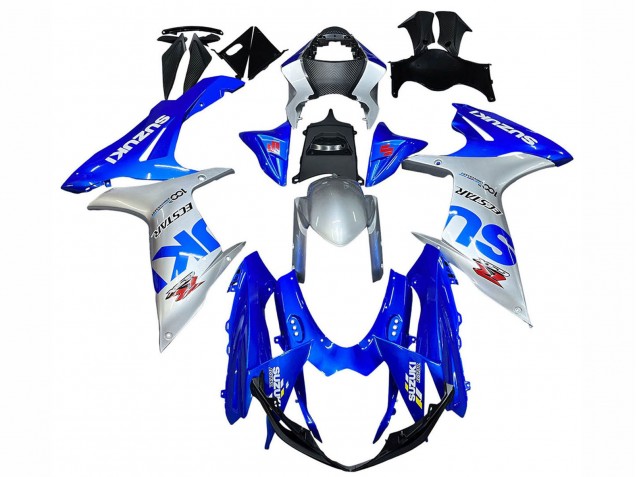 Carenados Moto Suzuki GSXR 600 / GSXR 750 2011-2024 - Azul Plata Ecstar Asequibles