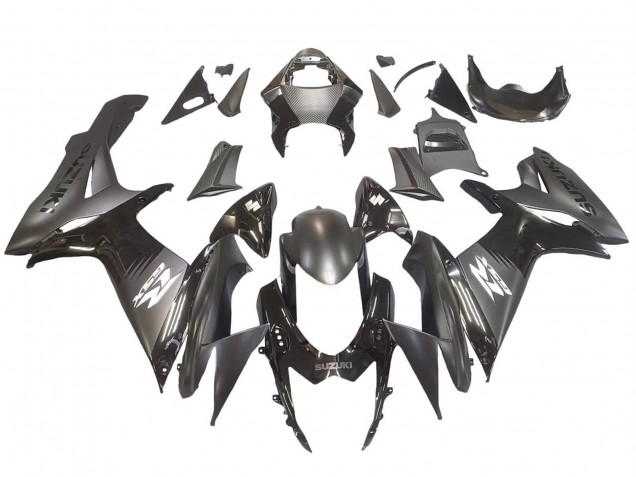 Carenados Moto Suzuki GSXR 600 / GSXR 750 2011-2024 - Negro Mate Negro Brillante Blanco Calcomanía Asequibles