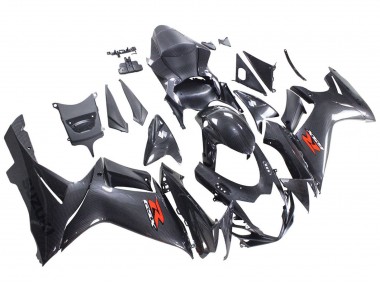 Carenados Moto Suzuki GSXR 600 / GSXR 750 2011-2024 - Negro FibraCarbono Rojo Asequibles