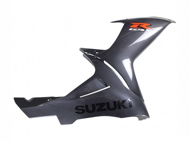 Carenados Moto Suzuki GSXR 600 / GSXR 750 2011-2024 - Negro FibraCarbono Rojo Asequibles