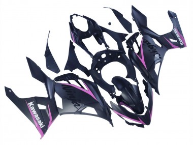 Carenados Moto Kawasaki Ninja 400 2018-2024 - Negro Mate Rosa Asequibles