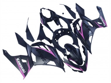 Carenados Moto Kawasaki Ninja 400 2018-2024 - Negro Mate Rosa Asequibles