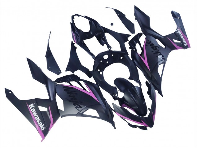 Carenados Moto Kawasaki Ninja 400 2018-2024 - Negro Mate Rosa Asequibles