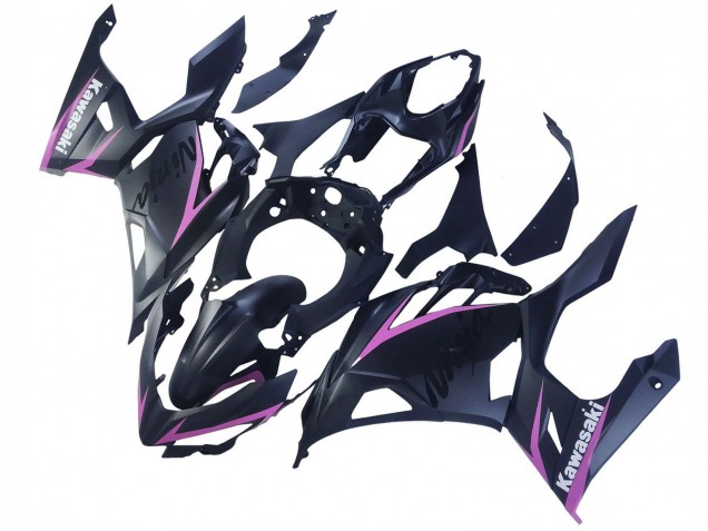 Carenados Moto Kawasaki Ninja 400 2018-2024 - Negro Mate Rosa Asequibles