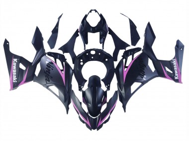 Carenados Moto Kawasaki Ninja 400 2018-2024 - Negro Mate Rosa Asequibles