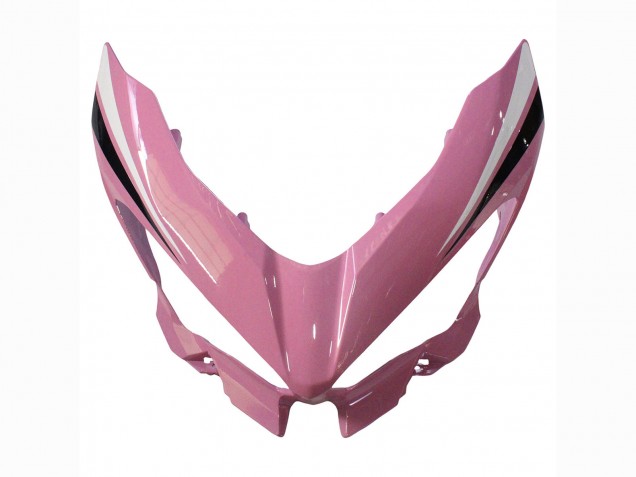 Carenados Moto Kawasaki Ninja 400 2018-2024 - Rosa Negro Mate Honeycomb Asequibles