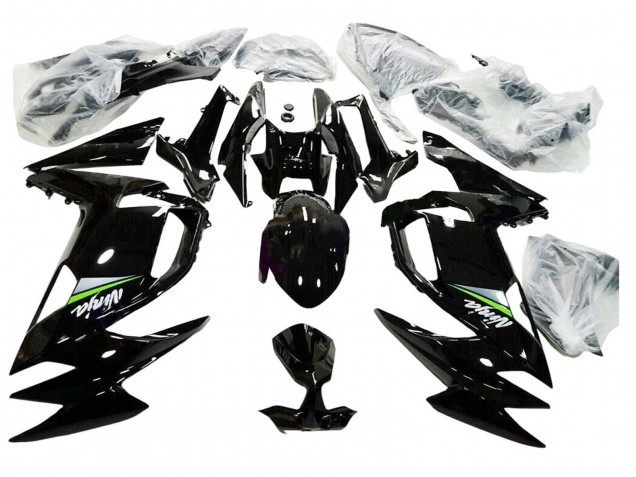 Carenados Moto Kawasaki Ninja 650 EX650 2020-2024 - Negro Brillante Verde Asequibles