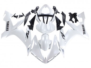 Carenados Moto Yamaha YZF 1000 R1 2004-2006 - Blanco Perla Negro Calcomanías Asequibles