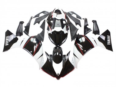 Carenado Moto Yamaha YZF 1000 R1 2012-2014 - Blanco Rojo Negro Brillante Asequibles