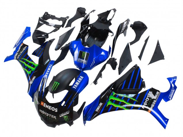 Carenados Moto Yamaha YZF 1000 R1 2015-2019 - Azul Negro Mate Verde Monstruo ENEOS Asequibles