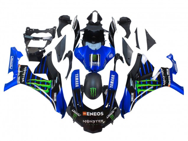 Carenados Moto Yamaha YZF 1000 R1 2015-2019 - Azul Negro Mate Verde Monstruo ENEOS Asequibles
