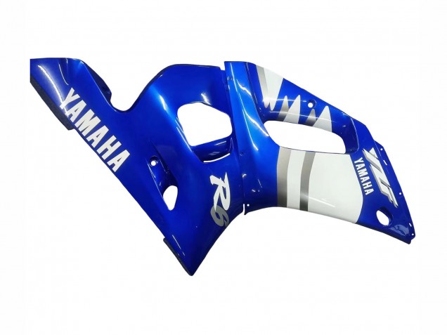 Carenados Moto Yamaha YZF 600 R6 1998-2002 - Azul Blanco Asequibles