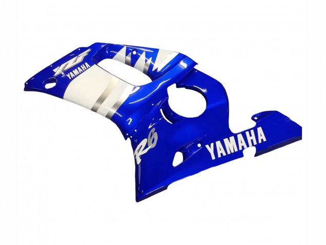 Carenados Moto Yamaha YZF 600 R6 1998-2002 - Azul Blanco Asequibles