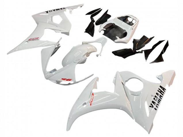Carenado Moto Yamaha YZF R6 2003-2004 - Blanco Asequibles