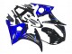 Carenados Moto Yamaha YZF R6S 2006-2009 - Azul Negro Brillante Asequibles