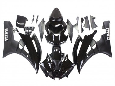 Carenados Moto Yamaha YZF 600 R6 2006-2007 - Negro Brillante Negro Mate Asequibles