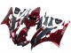 Carenado Moto Yamaha YZF 600 R6 2006-2007 - Rojo Negro Mate Asequibles