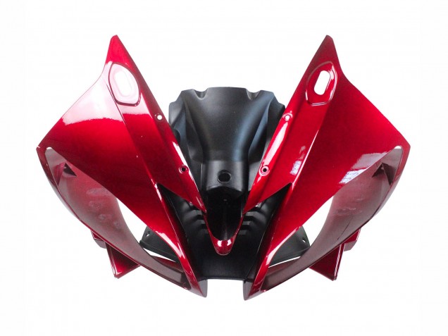 Carenado Moto Yamaha YZF 600 R6 2006-2007 - Rojo Negro Mate Asequibles