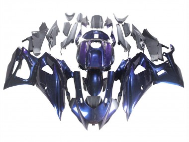 Carenados Moto Yamaha YZF R7 2021-2024 - Gradiente Azul Púrpura Asequibles