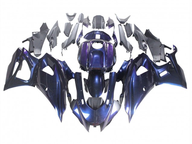 Carenados Moto Yamaha YZF R7 2021-2024 - Gradiente Azul Púrpura Asequibles