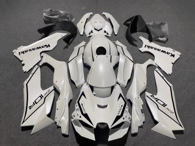 Carenados Moto Kawasaki ZX10R 2021-2025 - Blanco Perla Negro Asequibles