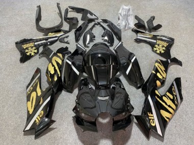 Carenados Moto Kawasaki ZX10R 2021-2025 - Negro Brillante Oro Elf Nieve Asequibles