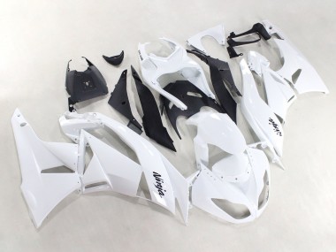 Carenados Moto Kawasaki ZX6R 2009-2012 - Blanco Negro Ninja Asequibles