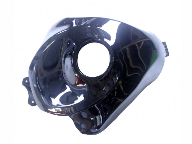 Carenados Moto Kawasaki ZX6R 2019-2022 - Negro Brillante Blanco Asequibles