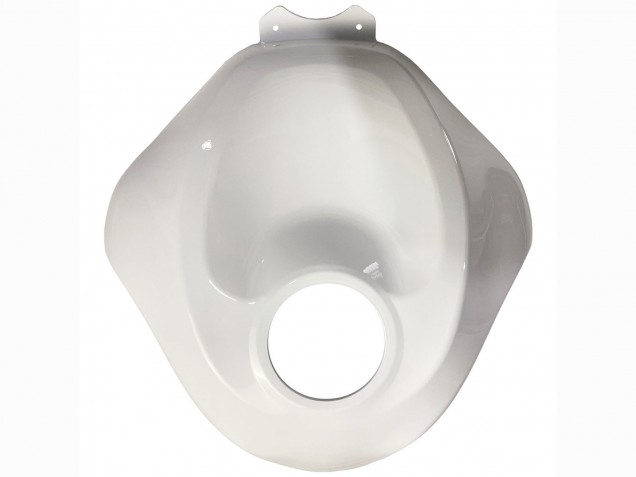 Carenados Moto Kawasaki ZX6R 2019-2022 - Blanco Negro FibraCarbono Asequibles