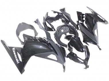 Carenados Moto Kawasaki EX300 2013-2024 - Negro Brillante Asequibles
