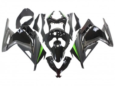 Carenados Moto Kawasaki EX300 2013-2024 - Negro Brillante Negro Mate Verde Asequibles