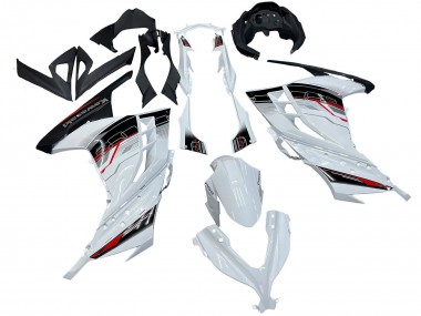 Carenados Moto Kawasaki EX300 2013-2024 - Blanco Rojo Negro Asequibles