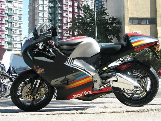 Carenados Moto Aprilia RS125 2000-2005 - Negro Rojo Plata Asequibles