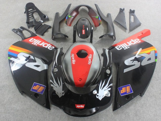 Carenados Moto Aprilia RS125 2000-2005 - Negro Rojo Plata Asequibles