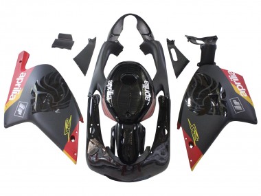 Carenados Moto Aprilia RS125 2000-2005 - Negro Rojo Amarillo Asequibles