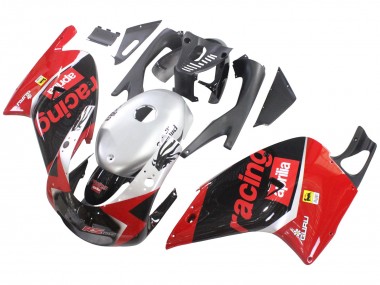 Carenados Moto Aprilia RS125 2000-2005 - Rojo Negro Plata Carrera Asequibles