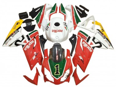 Carenados Moto Aprilia RS125 2006-2011 - Blanco Rojo Verde Asequibles