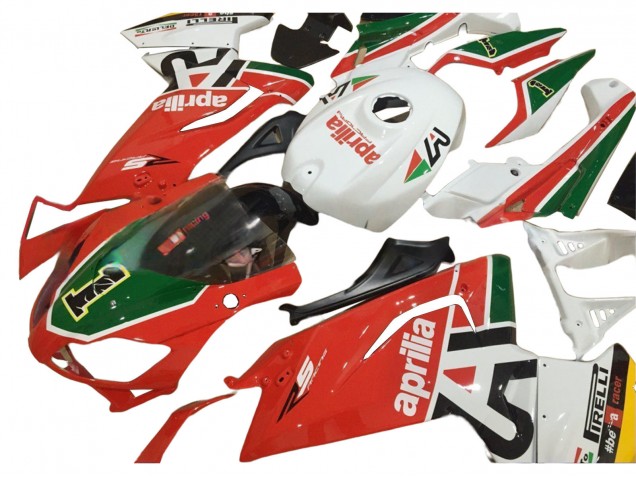 Carenados Moto Aprilia RS125 2006-2011 - Blanco Rojo Verde Asequibles