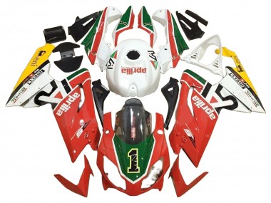 Carenados Moto Aprilia RS125 2006-2011 - Blanco Rojo Verde Asequibles