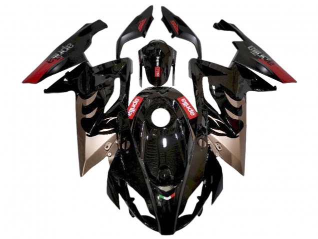 Carenados Moto Aprilia RS125 2006-2011 - Negro Brillante Rojo Asequibles