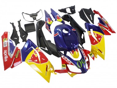 Carenados Moto Aprilia RS125 2006-2011 - Amarillo Azul Oscuro Rojo Bull Asequibles
